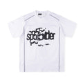 Sp5der Contrast Stitch Slub Tee