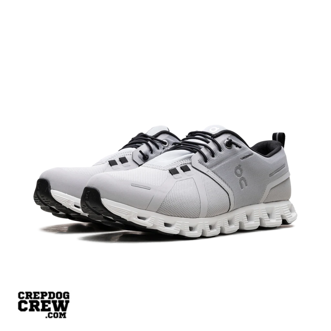 On Running Cloud 5 Waterproof Glacier Grey White